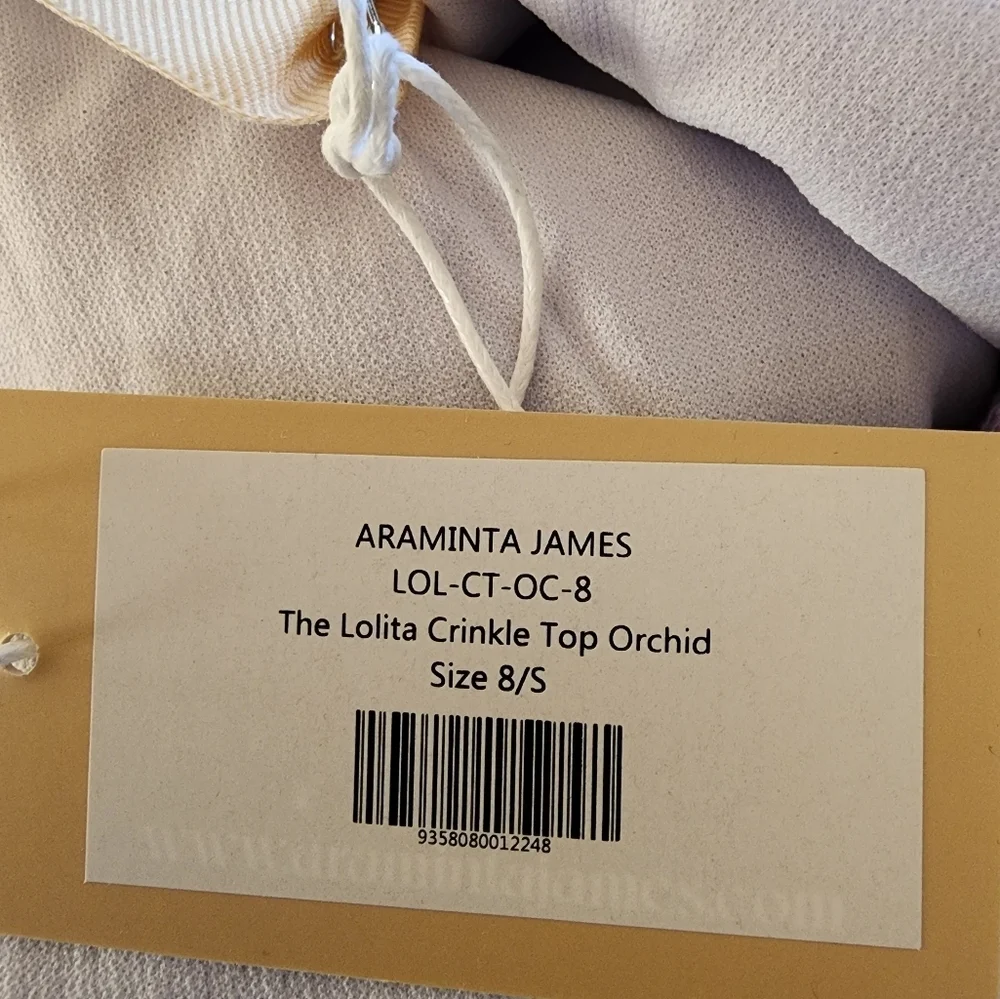 Araminta james theLolita crinkle top orchard color size Small